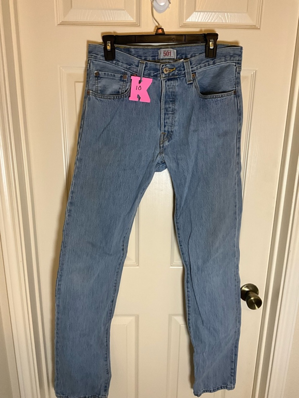 Levi's Light Blue Straight Leg Men's Jeans 34x36